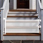 Retractable 14" Dog Gate for Doorways and Stairs