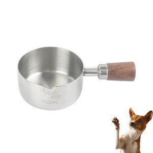 Stainless Steel 1-Cup Dog Food Measuring Scoop