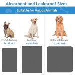 Extra Large Washable Dog Pee Pad, 72" x 72