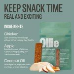 Ollie Chicken & Apple Jerky Dog Treats 5oz