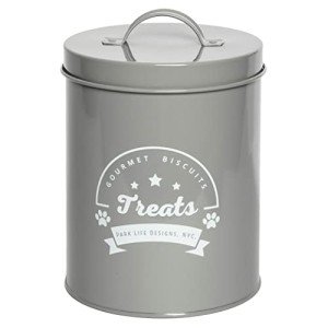 Stylish Airtight Pet Treat Jar for Dogs & Cats