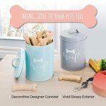 Stylish Airtight Pet Treat Jar for Dogs & Cats