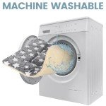 Machine Washable Grey Dog Bed and Mat 33x23in