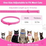 4 Pack Natural Flea and Tick Collars for Cats