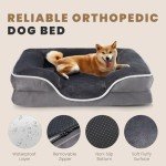 Orthopedic Memory Foam Dog Bed for Small Pets