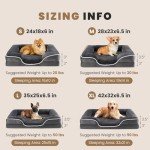 Orthopedic Memory Foam Dog Bed for Small Pets