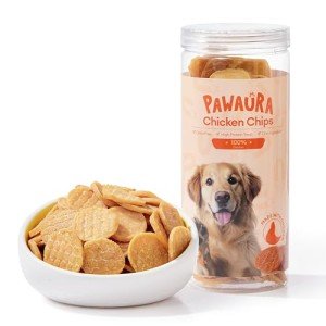 Pawaura Crunchy Chicken Chips Dog Treats 10.58 oz