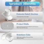 Dog Gate Wall Protector Extender - 4 Pack