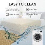 Ameritex Pet Bed Cover Dog Bed Blanket for Sofa and Furniture Waterproof New Pattern Design (40x50 Inch, Sand)