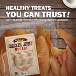 Gootoe Chicken Breast Jerky Dog Treats – All Natural, Hypoallergenic & Grain-Free, High-Protein, Healthy, Easily Digestible, Reseal Value Bag, 1 lb (Pack of 1)