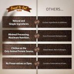 Gootoe Chicken Breast Jerky Dog Treats – All Natural, Hypoallergenic & Grain-Free, High-Protein, Healthy, Easily Digestible, Reseal Value Bag, 1 lb (Pack of 1)