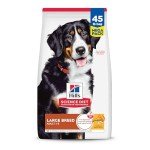 Hill's Science Diet Large Breed, Adult 1-5, Large Breed Premium Nutrition, Dry Dog Food, Chicken & Barley, 45 lb Bag