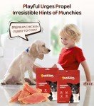 PUPIHOM Chicken Jerky Dog Treats for Dogs 16 OZ 1LBS, Rawhide-Free, Made with Real Breast, Long-Lasting Treats, Dog Training Reward Snacks Dog Chewy Treats