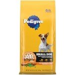 Pedigree Complete Nutrition Adult Small Dog Dry Dog Food, Roasted Chicken, Rice & Vegetable Flavor, 3.5 lb. Bag