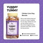 Heads Up For Tails Dog Biscuits Non Veg - Treats Cookies (320 Gm Each, Chicken Liver) - Pack of 2