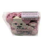 Festive Pink Birthday Dog Treats - 4 Pack