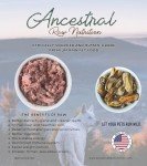 Ancestral Raw Nutrition Duck & Rabbit Pet Food