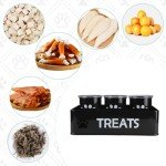 Metal Dog Treat Canister with Three Jars