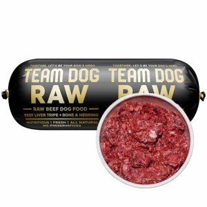 Team Dog Raw Frozen Beef & Herring Dog Food