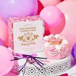Pink Princess Peanut Butter Dog Birthday Cake