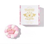 Pink Princess Peanut Butter Dog Birthday Cake