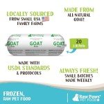 Raw Paws Goat Recipe Dog Food Rolls - 20 Pack