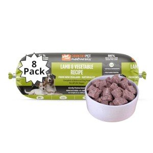 CountryPet Naturals Frozen Lamb & Veggie Dog Rolls