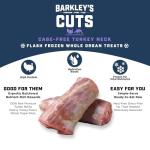 Frozen Raw Turkey Necks Dog Treats - 16 Oz