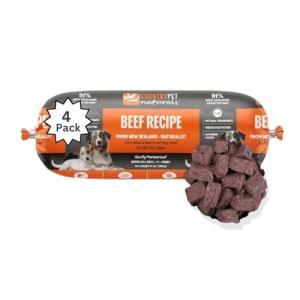 CountryPet Naturals Frozen Beef Dog Rolls