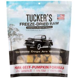 Tucker's Raw Freeze Dried Dog Food, Pork & Beef