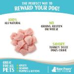 Raw Paws Frozen Turkey Breast Chunks for Pets