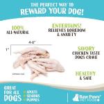 Frozen Chicken Feet for Dogs, 6-Pack