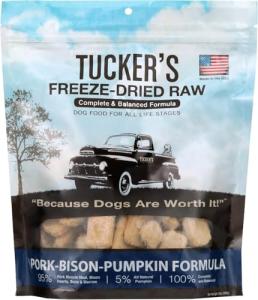 Tucker's Freeze-Dried Raw Dog Food, Pork & Bison