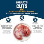 Barkley's Frozen Raw Chicken Gizzards Dog Treats