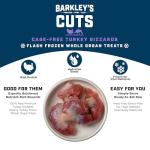 Barkley’s Frozen Raw Turkey Gizzards Dog Treats