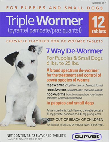 Durvet 7-Way Triple Wormer for Dogs & Puppies