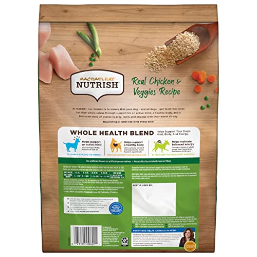 Rachael Ray Nutrish Chicken & Veggies Dog Food 6lbs