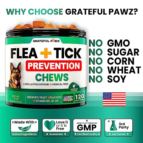 Natural Flea & Tick Chewables for Dogs