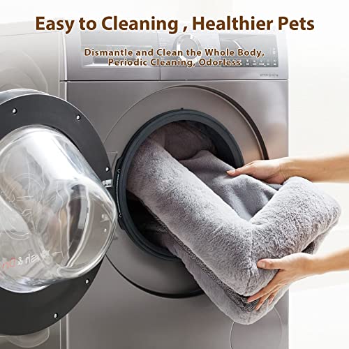 Orthopedic Washable Dog Beds with Bolster