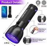 Vansky 51 LED UV Flashlight for Pet Urine Detection