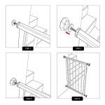 Dog Gate Wall Protectors - 4 Pack, White