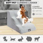 Foam Dog Stairs - 3-Tier Steps for Pets