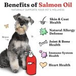 Salmon Oil for Dogs & Cats - Healthy Skin & Coat