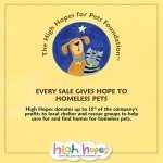 High Hopes - Every Sale Gives Hope to Homeless Pets - Peanut Butter and Blueberry Baked Dog Treats, 10 Ounce Bag (Pack of 2), All Natural Dog Treats, Grain Free Dog Biscuits, Baked Dog Cookies
