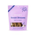 Bocce's Bakery Dailies Sweet Dreams Dog Treats for Bedtime Support, Wheat-Free Dog Treats, Made with Real Ingredients, Baked in The USA, All-Natural Soft & Chewy, Banana & Honey, 6 oz