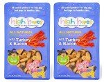 High Hopes - Every Sale Gives Hope to Homeless Pets - Turkey and Bacon Baked Dog Treats, 10 Ounce Bag (Pack of 2), All Natural Dog Treats, Grain Free Dog Biscuits, Baked Dog Cookies