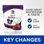 Hill's Natural Jerky Strips, All Life Stages, Great Taste, Dog Treats, Beef, 7.1 oz Bag