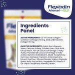 Vetoquinol Flexadin Advanced Dog Hip and Joint Supplement with UC-II Collagen, One Chew a Day Hip and Joint Support Chew for Dogs and Cats, Clinically Proven Vet-Approved Formula, 60 Chews