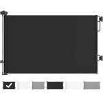 Cumbor Retractable Baby Gate Dog Gate for Stairs Indoor, Extends up to 55" Wide Mesh Dog Gate for Doorways, 34" Tall Safety Dog Gates for The House, Easy to Use Pet Gate for Stairway & Ourdoors, Black