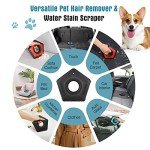 VavoPaw Pet Hair Remover, Dog Cat Hair Detailer for Couch, Multifunctional Fur Removal Brush for Carpet, Auto Detailing, Furniture, Lint, Sofa, Black